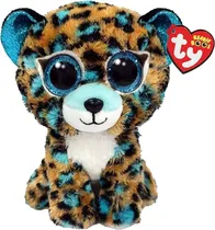 Pelucia Beanie TY Boos Cobalt Leopardo - 36691