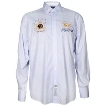 Camisa La Martina Masculino Eq.KMC310-03 M - Blue Bell