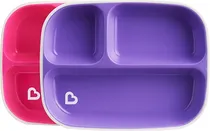 Pratos Divididos para Crianças Splash Munchkin - 46737 ( 2 Unidades)
