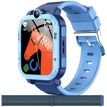 Relogio Smartwatch Blackview Z20 Kids com Bluetooth / GPS / 4G + 1 Pulseira - Azul