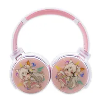 Fone de Ouvido Sem Fio Luo LU-980 Wireless com Bluetooth - Branco/Rosa Claro