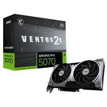 Placa de Vídeo MSI Geforce RTX 5070 Ventus 2X Oc - 12GB - GDDR7 - HDMI/Displayport