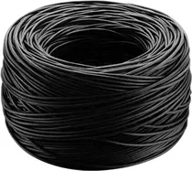 Cabo de Rede Hikvision CAT6 DS-1LN6OUTPE Preto 305 [Metros]