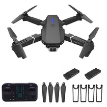 Mini Drone Quadcopter Cen Series No.2691 com 2 Baterias / HD / Dual Camera / App MRLFLY - Preto