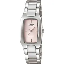 Relógio Casio LTP-1165A-4CDF Analógico Feminino - Prata/Rosa