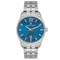 Relógio Masculino Daniel Klein DK.1.12567-3 Premium – Prata/Azul