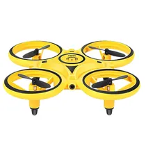 Mini Drone Uav No.HO1 14+ / 24GHZ / 360° / Wifi / com LED - Amarelo