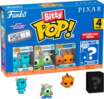Bonecos Sulley - Pixar - Funko Bitty Pop! Misterio Pop Adentro 4 Pack