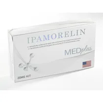 Medplus Peptideo Ipamorelin 5MG X 4AMP/20MG Kit + 10ML Agua Bacteriost