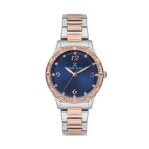 Relogio Analogico Feminino Daniel Klein Premium DK.1.12526-6 - Prata/Rosa Ouro