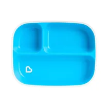 Plato Con Divisoria Azul Munchkin 21174