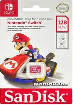 Memória Sandisk Microsdxc Nintendo Switch 128GB 100MB/s