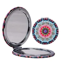 Espelho de Maquiagem Compacto - Designs Mandalas