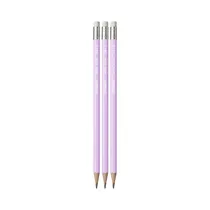 Lápiz de Grafito Con Borrador Stabilo Swano Pastel 8251 Lila Pastel 3 Unidades