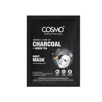 Máscara Facial Cosmo Refine & Tone Up Charcoal + Green Tea