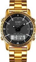 Relogio Skmei 1898 Gold/White - Masculino