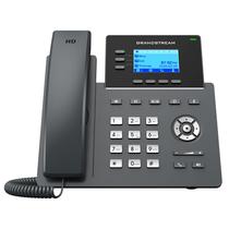 Telefone IP Grandstream GRP2603P com Fio / 3 Linhas - Preto