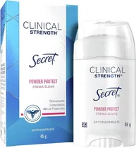 Desodorante Secret Clinical Strength Powder Protect - 45G