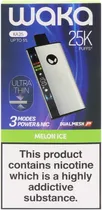 Vape Descartável Waka KA25 Melon Ice 25000 Puffs