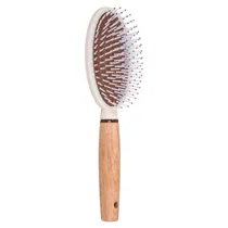 Escova Cabelo Oval Soft Cabo Bambu