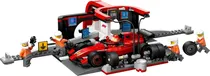 Lego City F1 Pit Stop & Pit Crew With Ferrari Car - 60443 (322 PCS)
