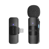 Sistema de Micrófono Inalámbrico Boya BY-V1 1TX + RX