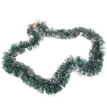 Festão de Natal 2 Metros Verde com Pontas Brancas