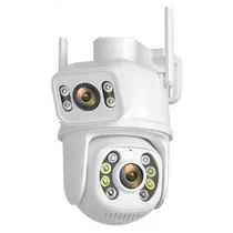 Camera de Segurança Smart Keen A28 com 2 Antenas / Wifi / Microfone / Alarma / Detecçao Humana / App Icsee - Branco
