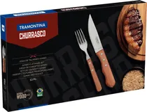 Jogo de Talheres Jumbo Tramontina Churrasco - 22399/063 (12 Peças)