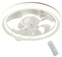Ventilador Sate A-FAN101 Techo c/Luz 44W 220V Blanco