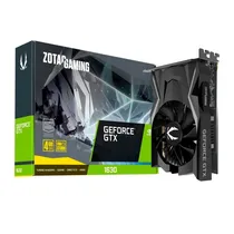 Placa de Video Zotac 4GB Nvidia Geforce GTX1630 GDDR6 ZT-T16300F-10L 9288-2N595-300Z8 64BITS 1785MHZ HDMI, DVI, Displayport