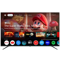 TV Smart Qled Pro 65" JVC LT-65KM858 4K Uhd/ HDMI/ USB/ Wifi/ BT/ Isdb-T/ Lan/ Audio/ Google TV/ Bivolt Preto