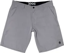 Short de Golfe Joog Poliéster Cinza Claro - Masculino