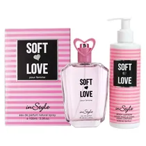 Kit Instyle Soft Love Pour Femme - 2 Em 1 - Perfume Edp 100ML + Body Lotion 250ML