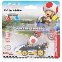 Carrinho Toad Nintendo Mario Kart Pull Speed Carrera Toys - 15818317