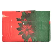 Toalha Design Natal Mesa 137X250CM Vermelho - Verde