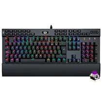 Teclado Gamer Mecânico Redragon K550RGB-1 Yama USB / RGB / Espanhol - Preto