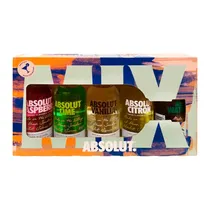 Absolut Vodka Kit Set Five 50ML