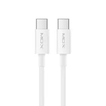 Cabo Mox MO-100 5USB-C Macho A USB-C Macho / 1M - Branco