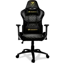Cadeira de Escritório Gamer Cougar Armor One Royal 2D - Preto/Dourado