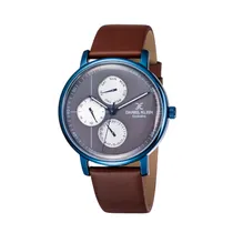 Relógio Analógico Masculino Daniel Klein Exclusive DK12005-5 - Marrom/Azul