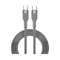 Kit de 3 Cables Wiwu Concise WI-C033 USB-C A USB-C 100 W Gris