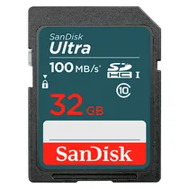 Cartao SD 32GB Sandisk Ultra 100MB/s SDSDUNR-032GN  Cartao SD 3...