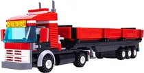 Blocos de Construção Container Truck Heavy Wange - 4970 (323 Peças)