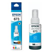 Tinta Epson T673 420 Ciano Claro