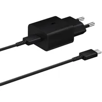 Carregador de Parede Samsung Power Adapter EP-T1510XBEGWW Con USB-C/15W/ 3A - Black