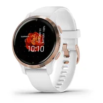 Smartwatch Garmin Venu 2S 010-02429-13 com 40MM / GPS / Bluetooth / Wi-Fi - Rose Gold / White